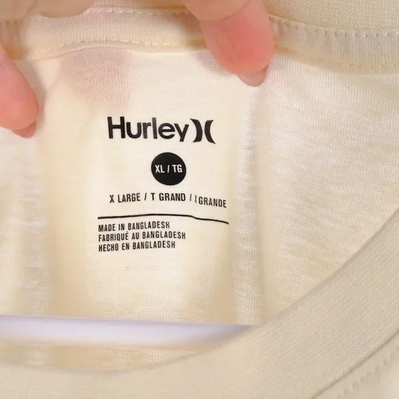 Hurley Men's XL Yellow T-Shirt NWOT - Picture 3 of 5